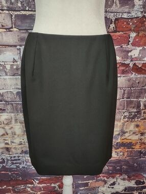 Creative Couture  Wool Gabardine Skirt